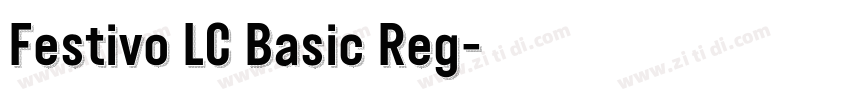 Festivo LC Basic Reg字体转换